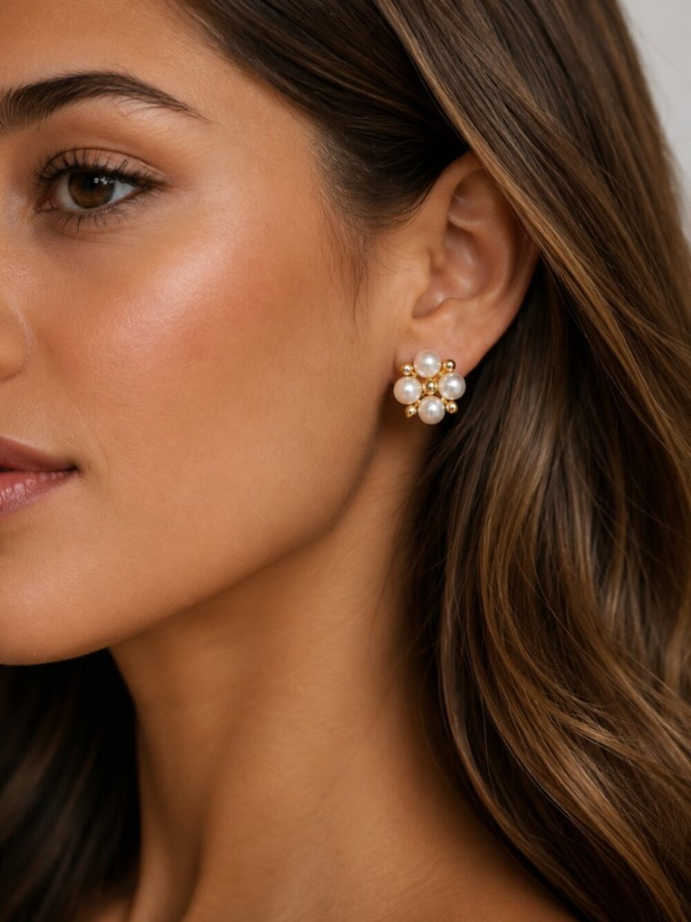 "Ashlyn" Anthro Pearl Earrings